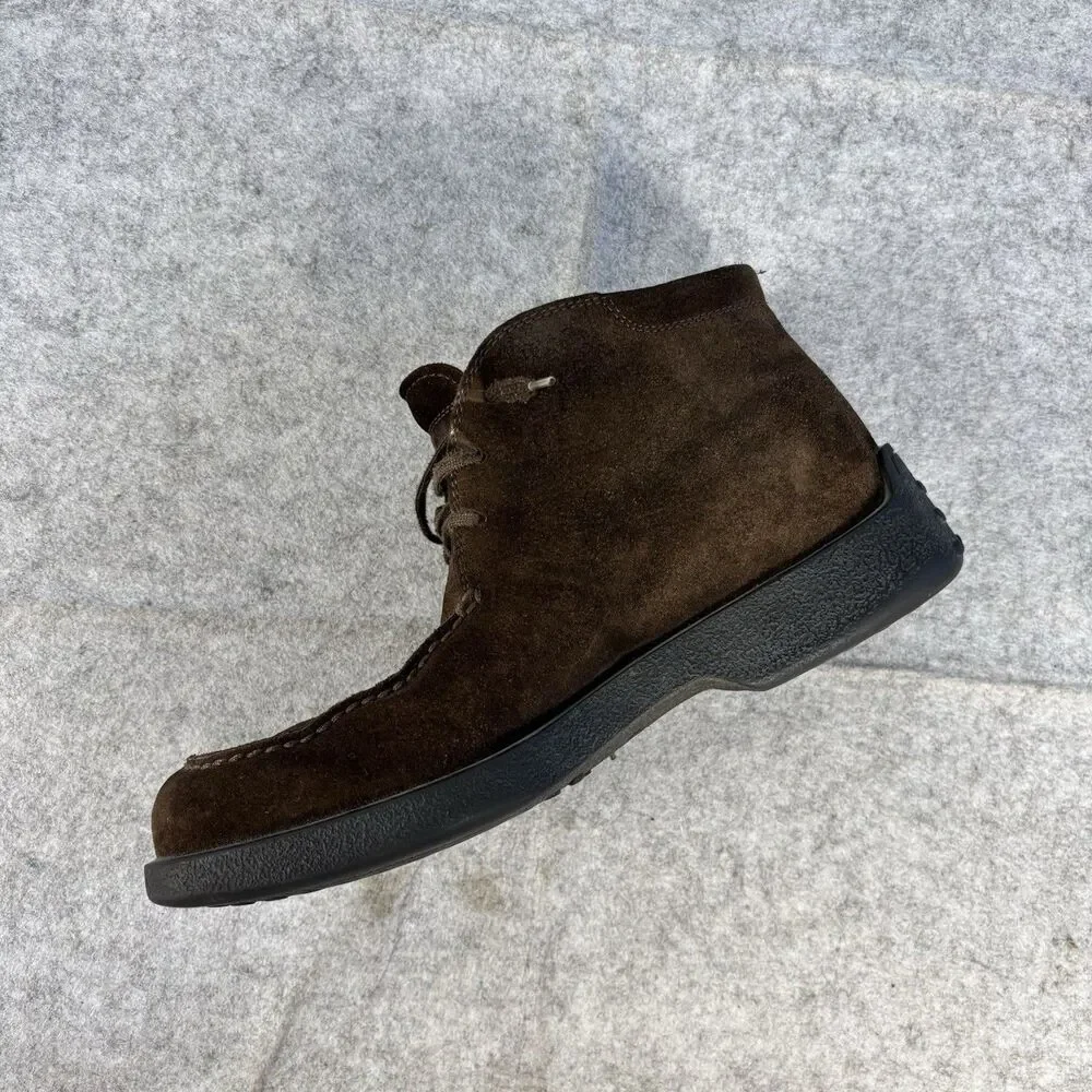 Tod’s Suede Ankle Chukka Boots Shoes Mens 7.5 Chocolate Brown EUC - RIGHT ONLY